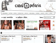 Tablet Screenshot of canaldaputaria.com